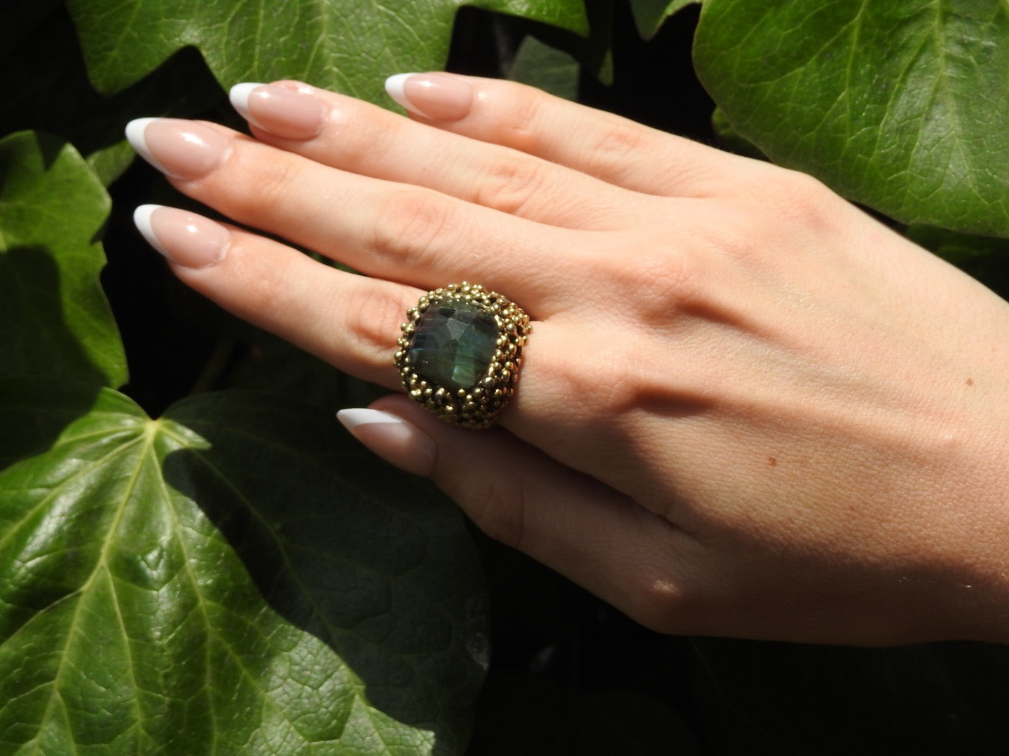 Vintage Gold Cushion Cut Emerald Ring – Statement Fine Jewelry